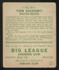 1933 Goudey Tom Zachary Big League Gum #91 VG-VG/EX