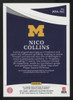 2021 Panini Immaculate Collegiate Nico Collins RC Patch Auto RPA /10 #PPA-NC