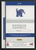 2021 National Treasures Collegiate Kenneth Gainwell RC Gold Patch Auto RPA /10