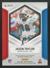 2021 Panini Certified Jason Taylor Red Canton Auto /25 #CC-JT