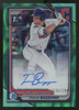 2024 Bowman Draft Travis Bazzana 1st Chrome Prospect Aqua Lava Auto /199 #CPA-TB
