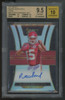 2017 Panini Select Patrick Mahomes II RC Silver Prizm Auto /25 #40 BGS 9.5 10