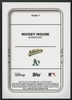 2025 Topps Chrome Disney Mickey Mouse A's Refractor #MLBA-7