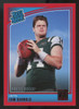 2018 Panini Donruss Sam Darnold RC Rated Rookie Red Press Proof #301