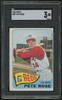 1965 Topps Pete Rose #207 SGC 3