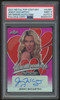2021 Leaf Metal Pop Century Jenny McCarthy Heartbreakers Pink Auto /15 PSA 9 9