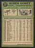 1967 Topps Ruben Gomez Stats Error #427 Good