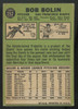 1967 Topps Bob Bolin White Streak #252 VG