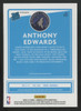 2020-21 Donruss Optic Anthony Edwards RC Rated Rookie Purple Prizm #151