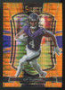 2025 Panini Select Zay Flowers Premier Level Neon Orange Pulsar /7 #162