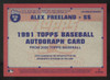 2026 Topps Series One Alex Freeland RC 1991 Auto #91A-AF