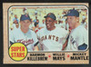 1968 Topps Killebrew/Mays/Mantle Super Stars #490 EX/MT (MC)