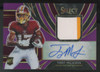 2019 Panini Select Terry McLaurin RC Patch Auto Purple RPA /49 #RM-TM