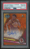 2023-24 Bowman Chrome U Bronny James 1st Prospect Orange Shimmer Auto /25 PSA 10