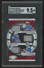 2023 Certified St. Brown/Gibbs/Goff Mirror Red Etch Triple Patch /25 SGC 9.5