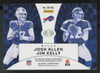 2024 Panini Illusions Josh Allen / Jim Kelly Deja Vu Dual Patch #DV-BIL