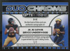 2025 Leaf Optichrome Bryce Underwood/Ju Ju Lewis Duo Chrome Auto 1/1 #D-12