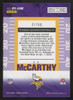 2024 Panini Encore J.J. McCarthy RC Red Pinnacle Inscriptions Auto /50 #PI-JJM