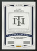 2025 National Treasures Colt Emerson Clutch Factor Patch Auto /49 #CF-CEM