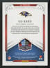 2025 National Treasures Ed Reed Treasures Of The Hall Dual Patch /25 #TOTH-ERD
