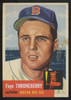 1953 Topps Faye Throneberry #49 Good