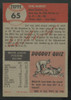 1953 Topps Earl Harrist #65 EX/MT