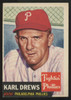 1953 Topps Karl Drews #59 VG/EX