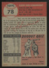 1953 Topps Al Schoendienst #78 EX/MT