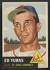 1953 Topps Ed Yuhas RC #70 NM