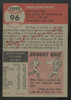 1953 Topps Virgil Trucks #96 VG/EX