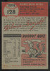 1953 Topps Wilmer Mizell #128 NM