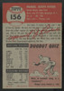 1953 Topps Jim Rivera #156 VG/EX