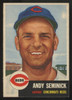 1953 Topps Andy Seminick #153 VG/EX