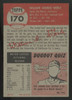 1953 Topps Bill Werle #170 NM