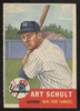 1953 Topps Art Schult #167 EX