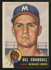 1953 Topps Del Crandall #197 EX