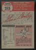 1953 Topps Gene Conley #215 EX