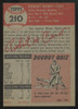 1953 Topps Bob Cerv RC #210 EX/MT