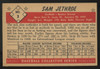 1953 Bowman Color Sam Jethroe #3 VG