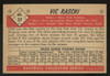 1953 Bowman Color Vic Raschi #27 EX