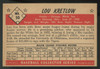 1953 Bowman Color Lou Kretlow #50 EX