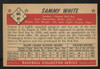 1953 Bowman Color Sammy White #41 VG/EX