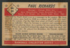1953 Bowman Color Paul Richards #39 EX