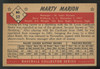 1953 Bowman Color Marty Marion #52 EX