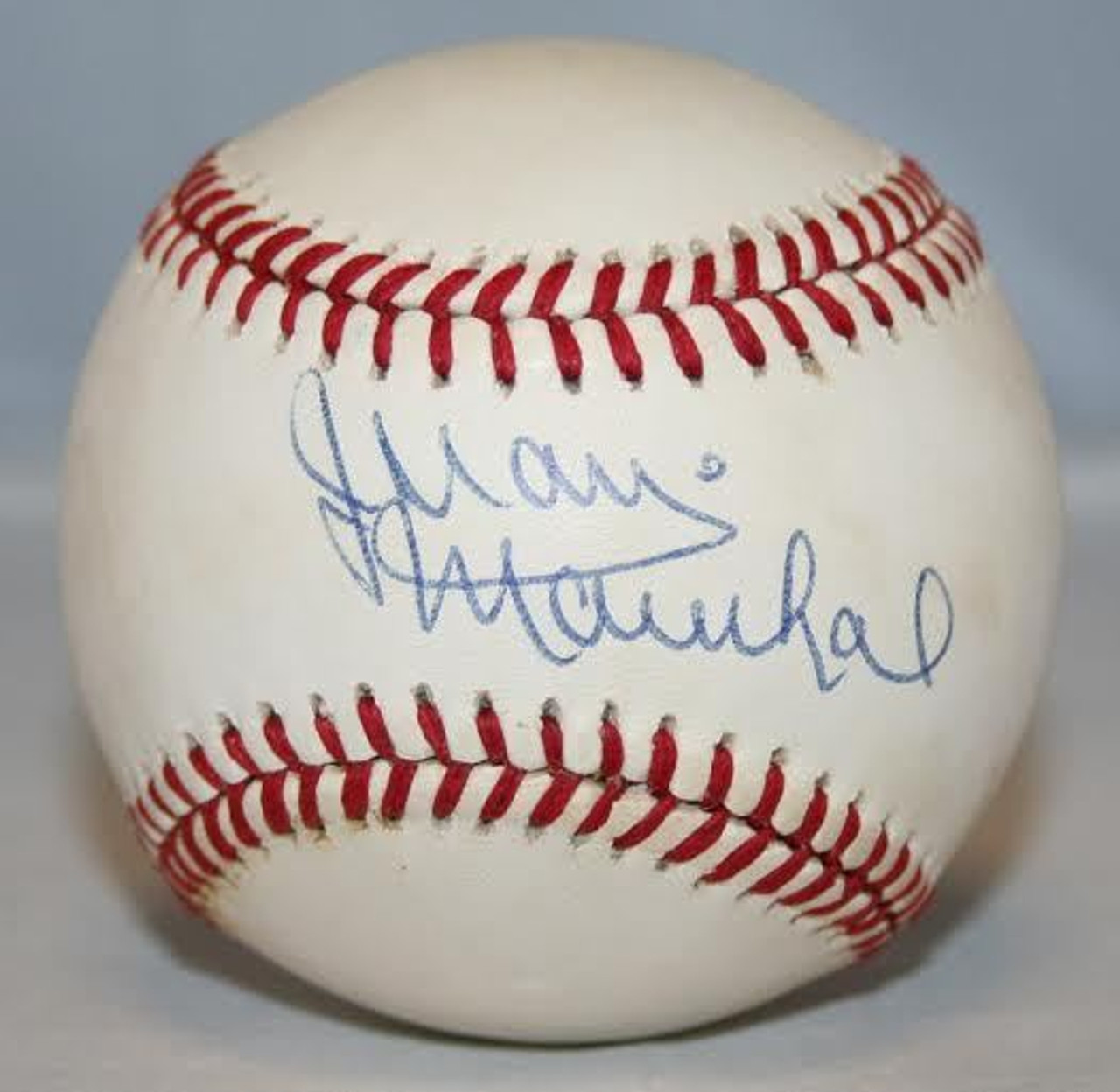 Hank Aaron Signed Official National League Baseball JSA COA