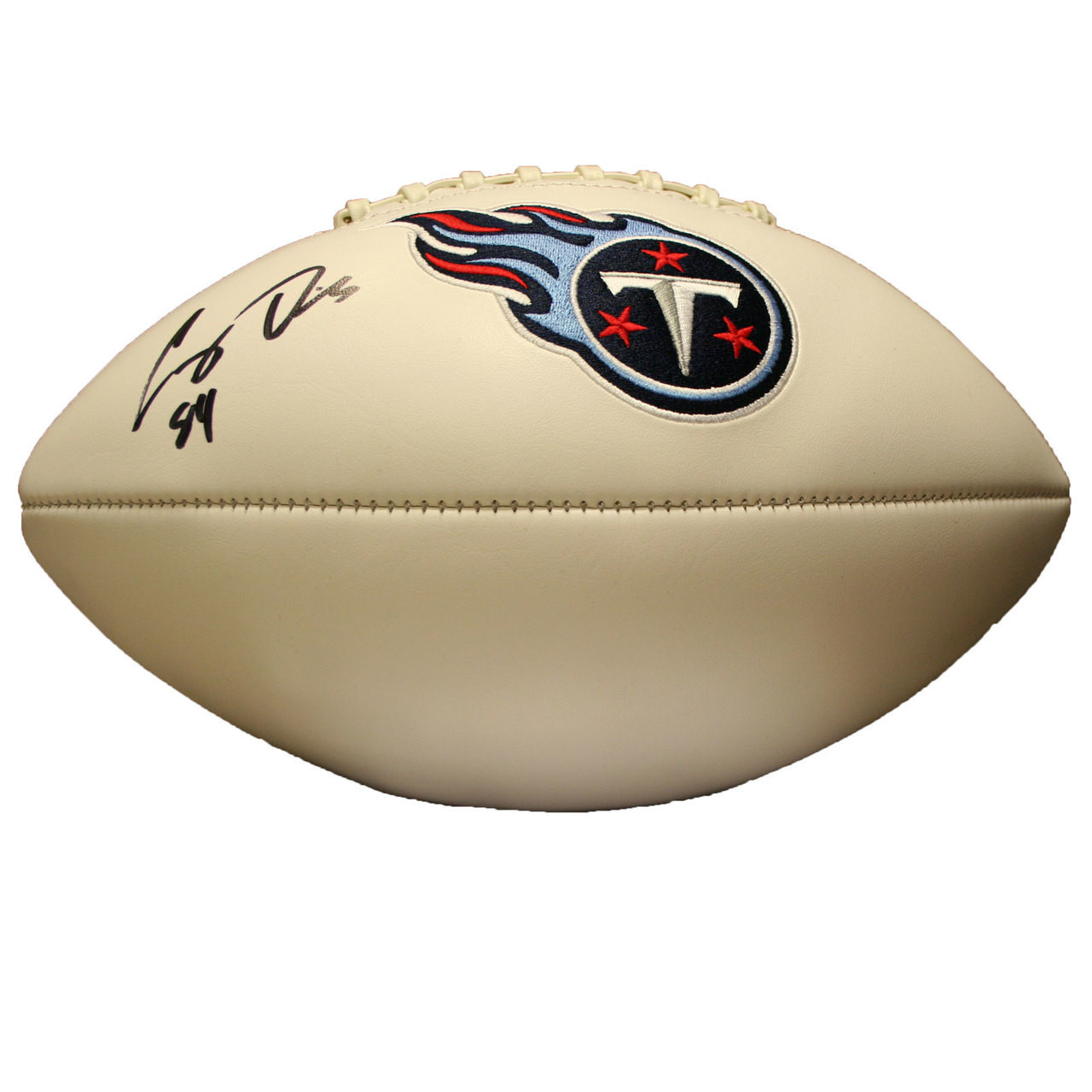 Corey Davis Autographed Tennessee Titans Football