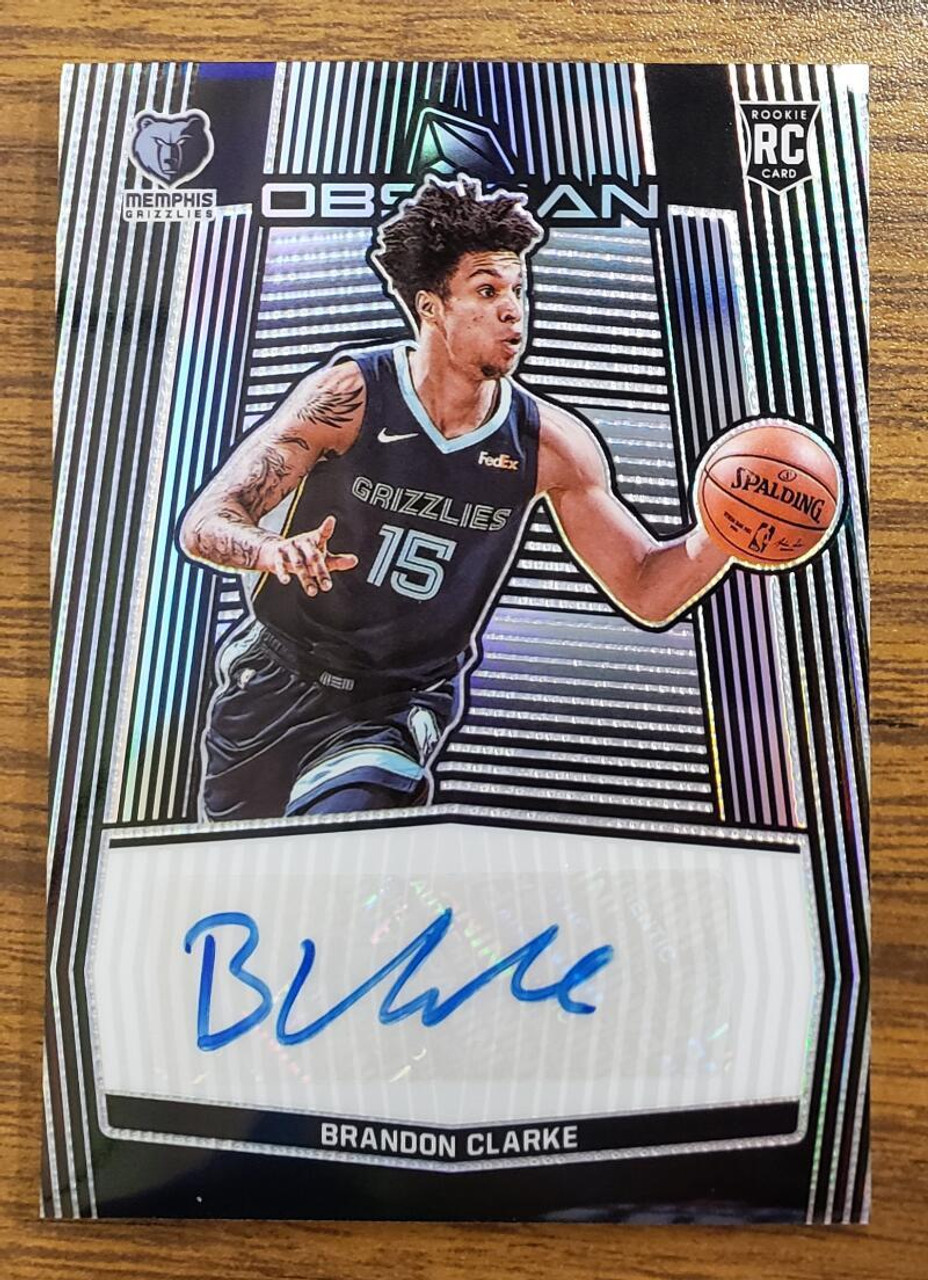 2019-20 Panini Obsidian Rookie Auto Brandon Clarke #29/99 Memphis Grizzlies