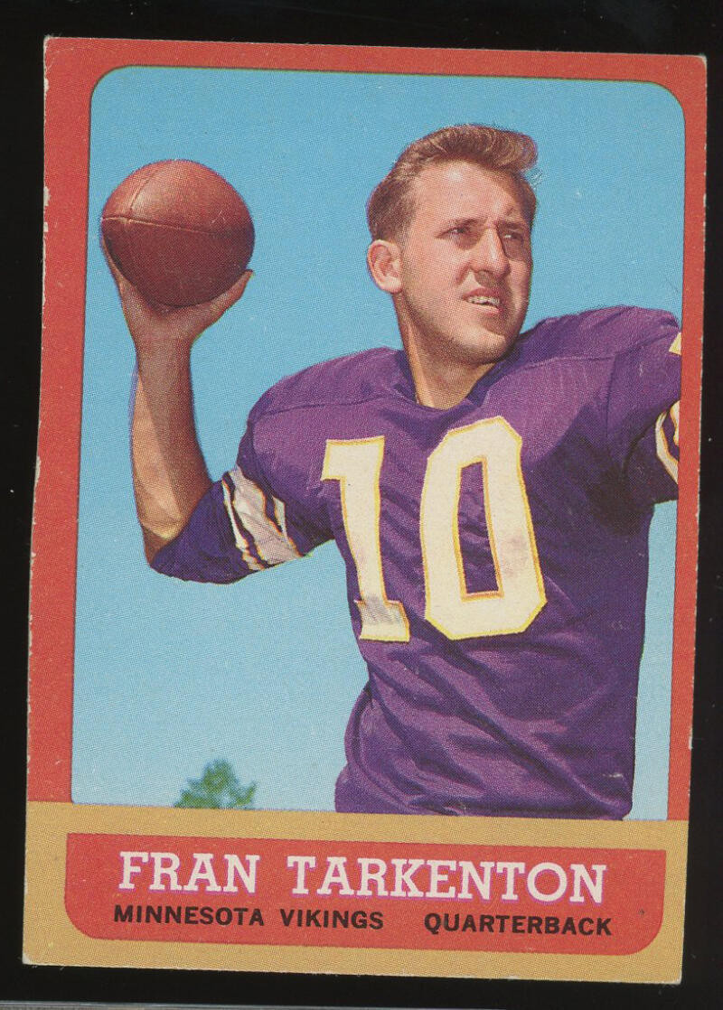 1963 Topps Vintage Football #98 Fran Tarkenton HOF Minnesota