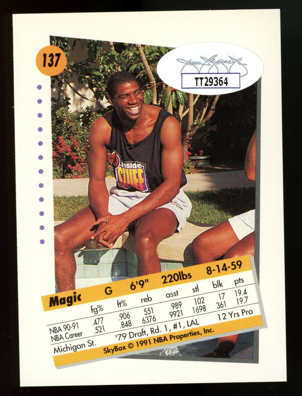 1991-92 Skybox Earvin 