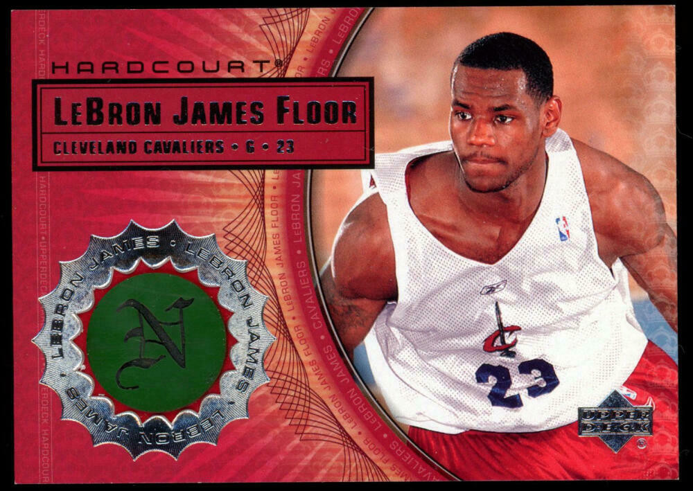 lebron james hardcourt upper deck